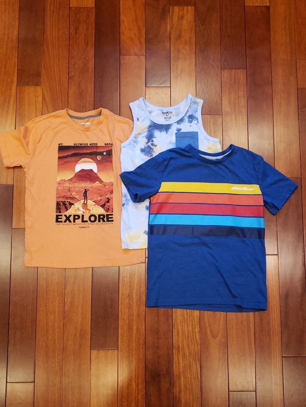 OshKosh, Eddie Bauer Boys Large 10- 12 Shirts.